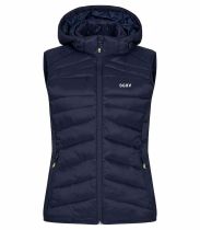 F/ Doudoune sans manches à capuche amovible marine