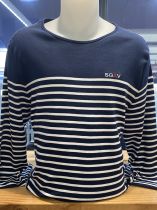 H / Marinière ML marine/blanche 