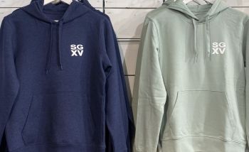 H / Sweat gros logo dos capuche