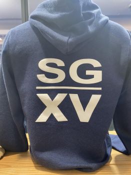 H / Sweat gros logo dos capuche