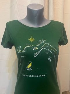 F/ T-shirt Littoral SGXV vert bouteille