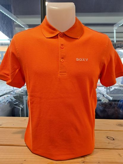 H/ Polo classic  orange 100% coton SGXV