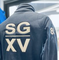 H/ Veste polaire gros logo dos