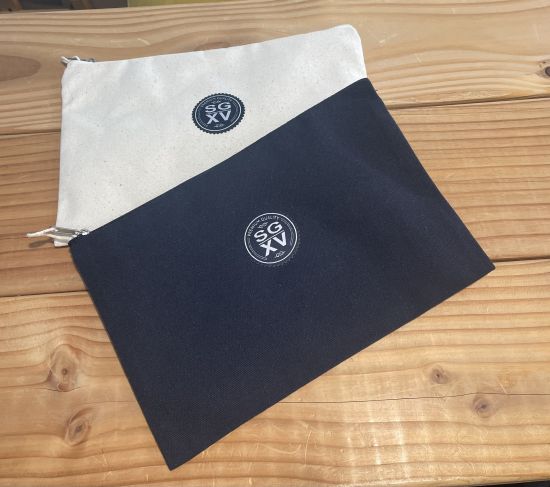 Pochette souple coton recycle 
