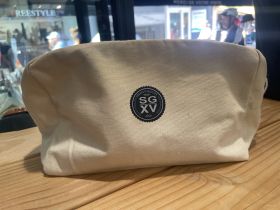 Trousse toilette souple fibre coton recycle