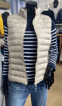 F / Sans manche beige