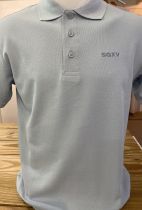 H / Polo Basic Bleu grisé