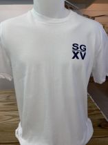 H / Tee shirt SGXV Basic logo poitrine WHITE