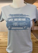 F / T-shirt COMBI Blue Fog