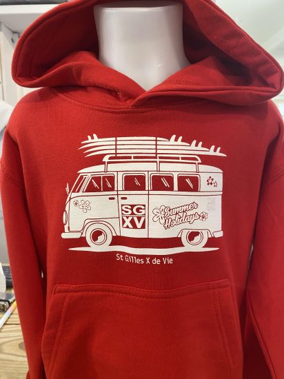 SWEAT COMBI FIRE RED 