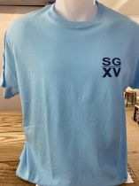 H / Tee shirt Basique col rond TURQUOISE 