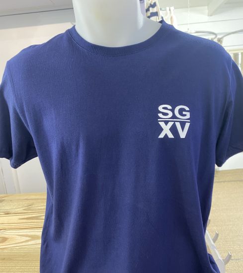 H / Tee shirt Basique col rond NAVY BLUE