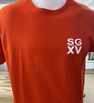 H / Tee shirt Basique col rond FIRE RED 