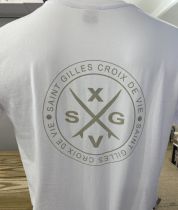 H / Tee shirt Surfs croisés blanc