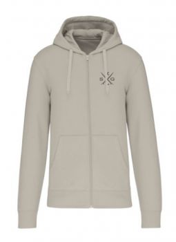 H / Sweat Surfs croisés zippé  Clay