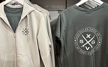 H / Sweat Surfs croisés zippé  Clay