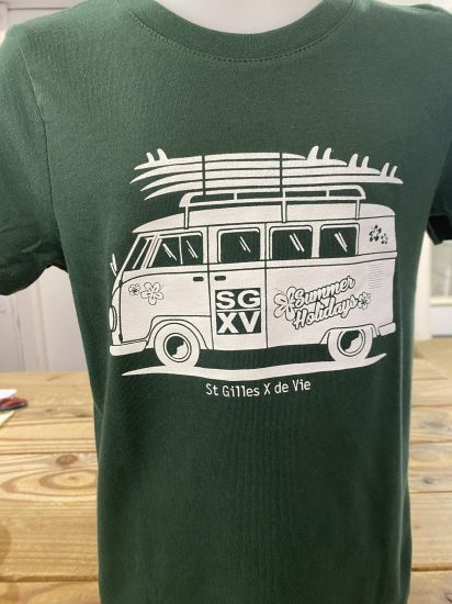 Tee shirt Combi Forest green 