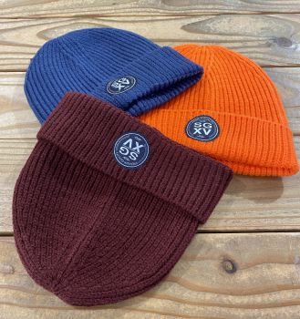 Bonnet maille cotelée non doublé