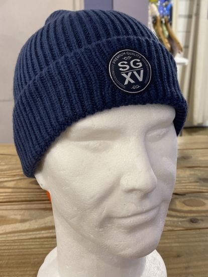 Bonnet maille cotelée non doublé