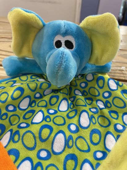 BB / doudou éléphant SGXV multicolore 