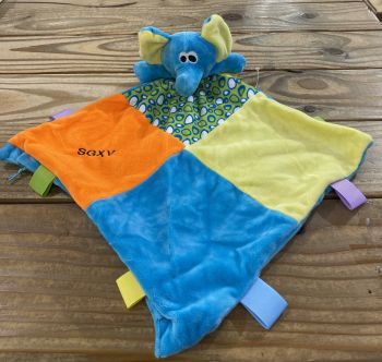 BB / doudou éléphant SGXV multicolore 